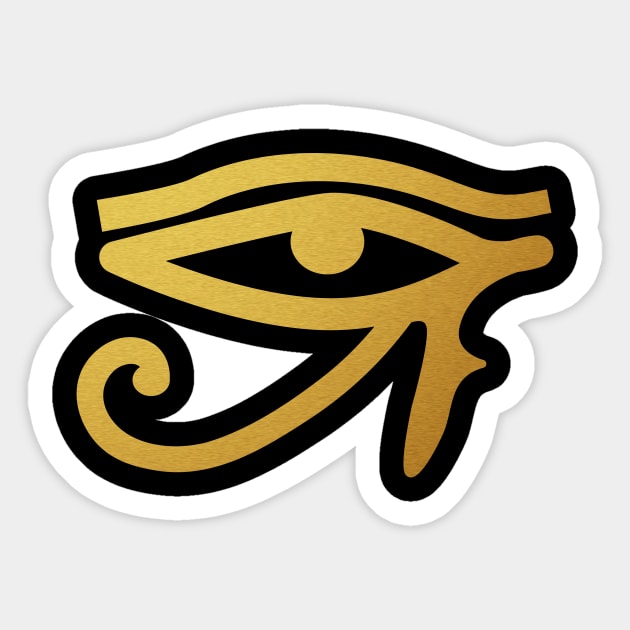 Eye Of Horus Ra Graphic Ancient Egyptian Culture Sticker by UNDERGROUNDROOTS